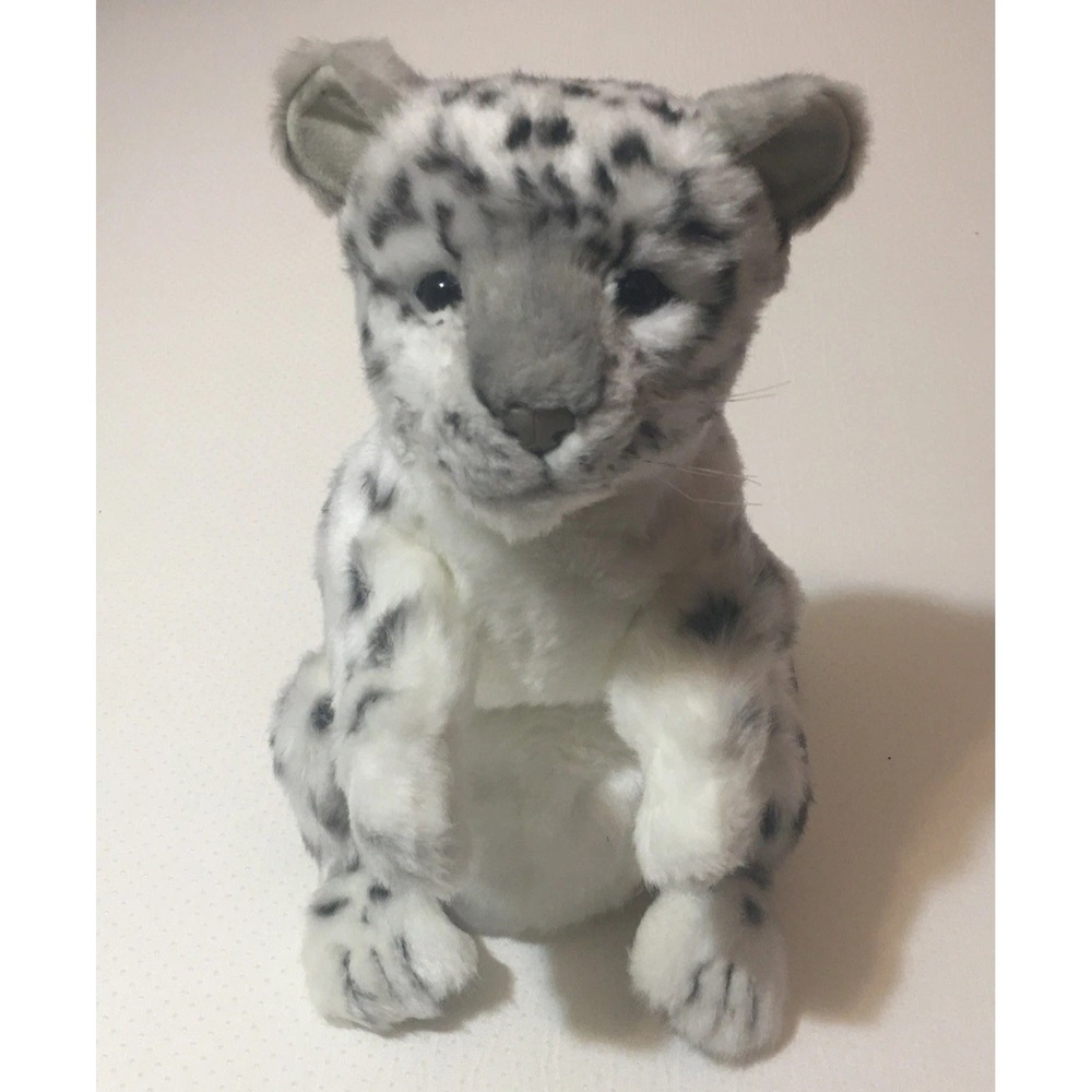 Snow Leopard Hand Puppet by Hansa True to Life Soft‎ Plush Animal Learning Toy